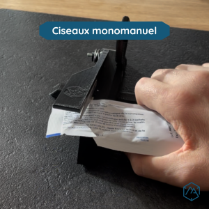 Ciseaux ergonomique à une main adapté au handicap